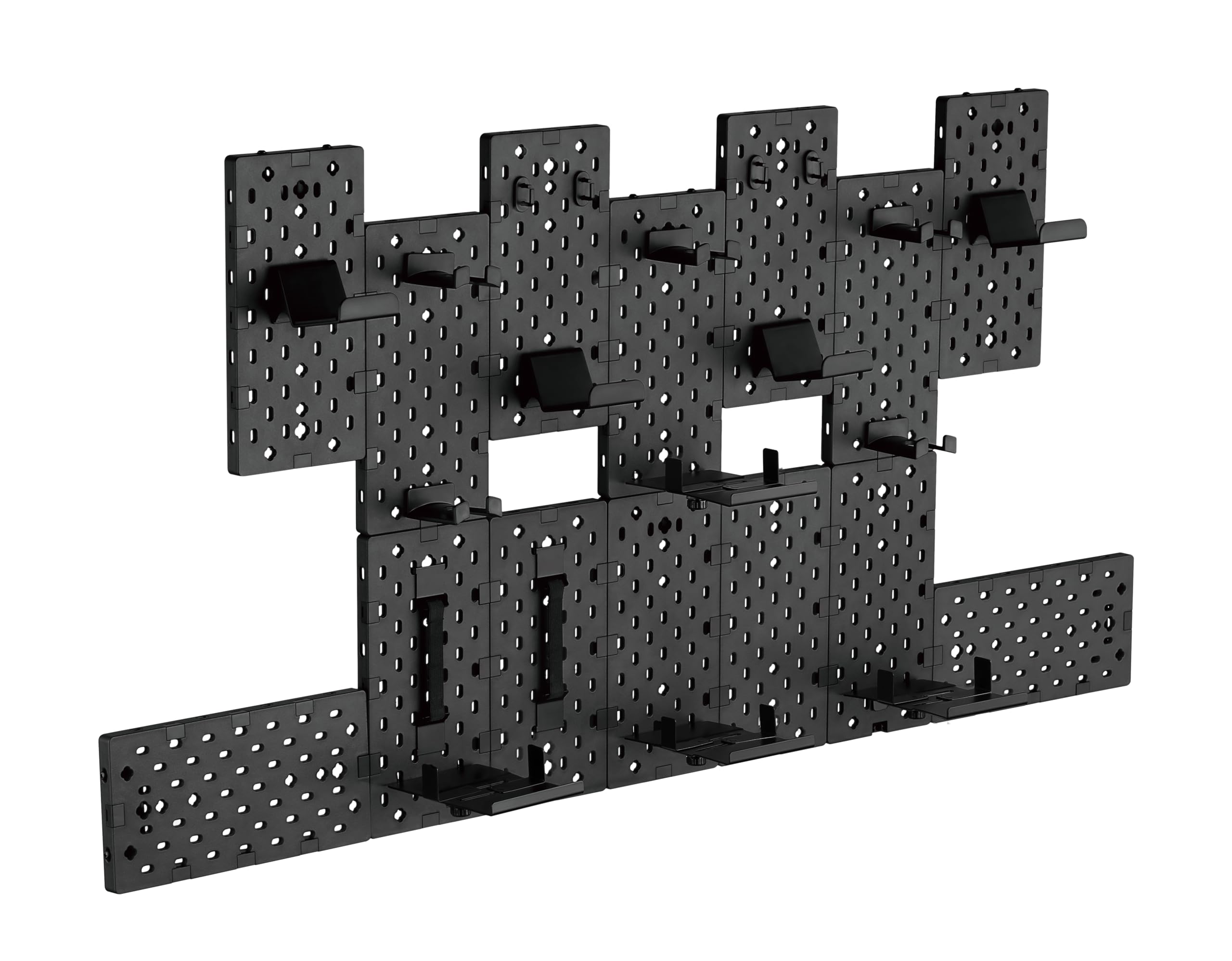 Twisted Minds Desk Mounted Pegboard Holder for Headphone & Controller - Stylish Design with Powder Coating Surface Finish