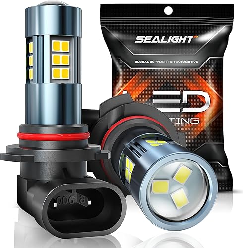 Vista 16 de SEALIGHT Bombillas LED antiniebla H11 H16 H8 o DRL, 14000 lúmenes, 6500 K, blanco frío, 600% de brillo, chips LED CSP H8 H11, luces antiniebla