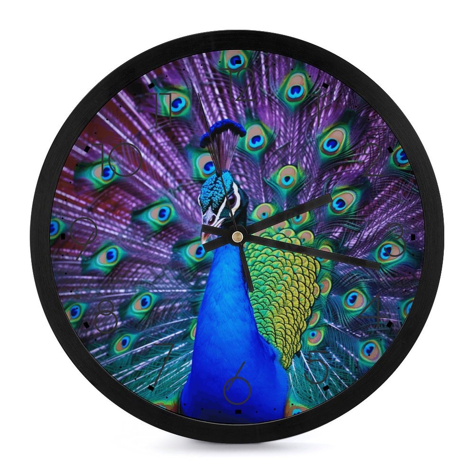 Horloge murale numérique 25,4 cm silencieuse pour salon et bureau