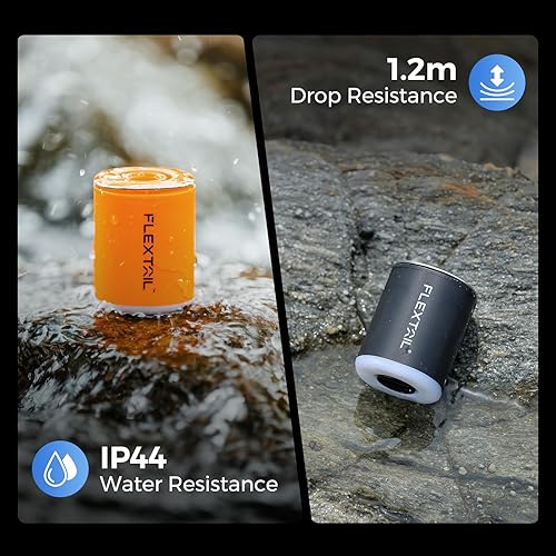 Miniatura 5 de FLEXTAILGEAR Portable Air Pump with Camping Lantern Tiny Pump 2X 4kPa Air Pump for Inflatables Rechargeable Air Mattress Pump with Magnetic Design