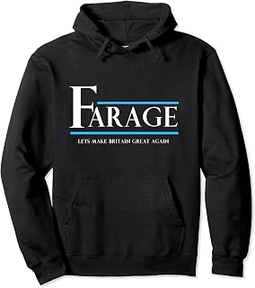 Reform UK Party Nigel Farage election support Pullover Hoodie