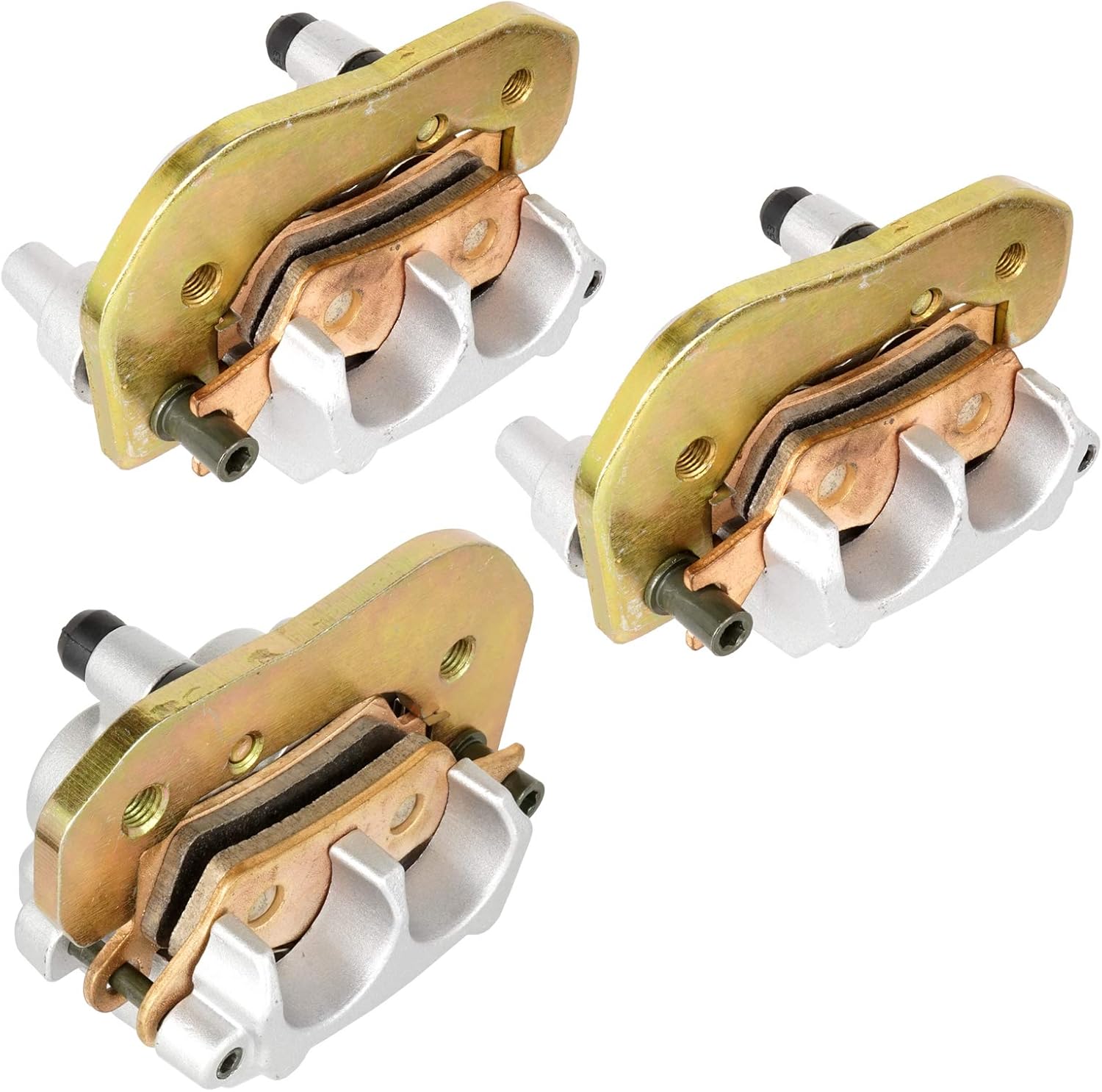 Caltric Front And Rear Brake Caliper Compatible with Can-Am Outlander Max 800R 850 4X4 2013-2019