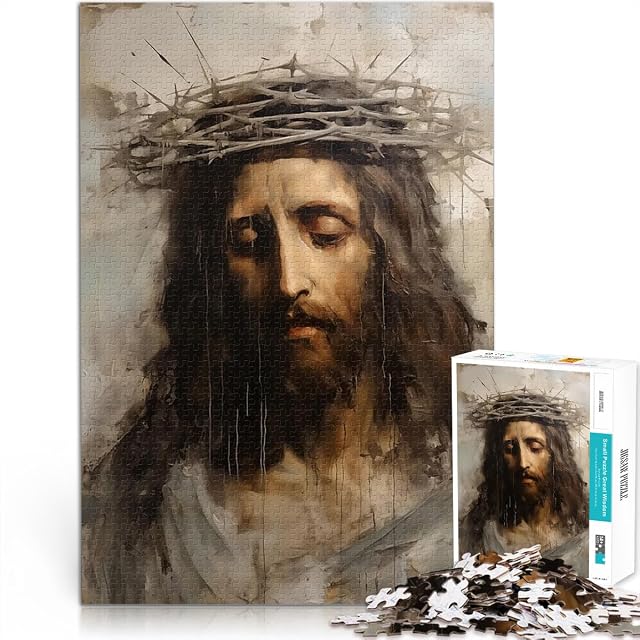 Cuadro Antiguo de Jesús Puzzles de 2000 Piezas para Adolescentes Juguetes educativos de Aprendizaje…