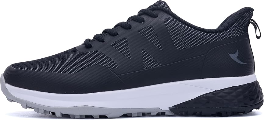 Mens Golf Shoes Professional Outdoor Waterproof Spikeless Golf Sneakers for Men US 7-12