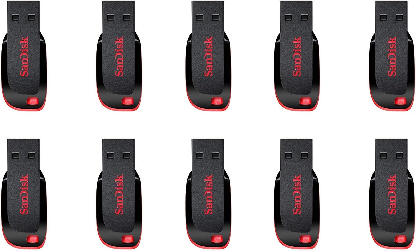 8GB Cruzer Blade USB 2.0 Flash Memory Drive SDCZ50-008G (10 Pack)