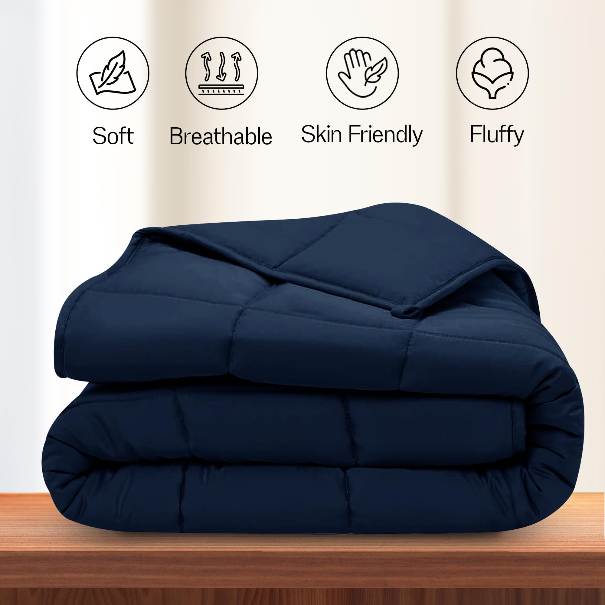 Amazon｜LDC キングサイズベッド掛け布団 - ダウン代替ボックス