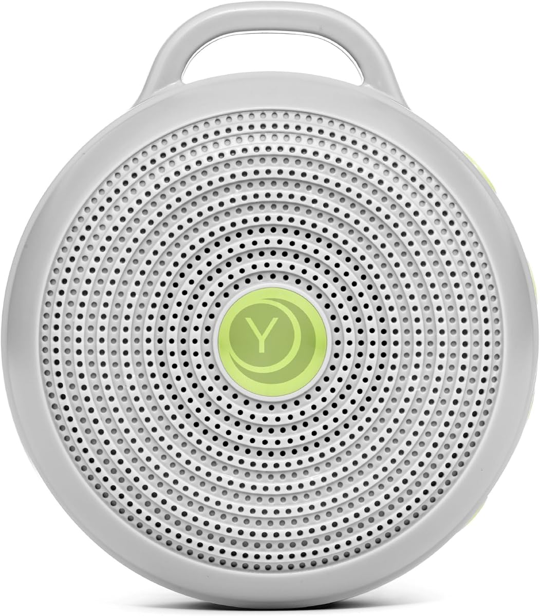Hushh Portable White Noise Sound Machine for Baby, 3 Soothing Natural Sounds with Volume Control, Compact Size, Noise Canceling for Sleep Aid, Office Privacy, & Meditation, Registry Gift
