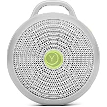 Yogasleep Hushh Portable White Noise Sound Machine for Baby, 3 Soothing Natural Sounds with Volume Control, Compact Size, Noise Canceling for Sleep Aid, Office Privacy, &amp; Meditation, Registry Gift