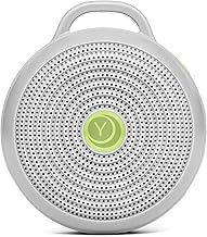 Yogasleep Hushh Portable White Noise Sound Machine for Baby, 3 Soothing Natural Sounds with Volume Control, Compact Size, Noise Canceling for Sleep Aid, Office Privacy, & Meditation, Registry Gift
