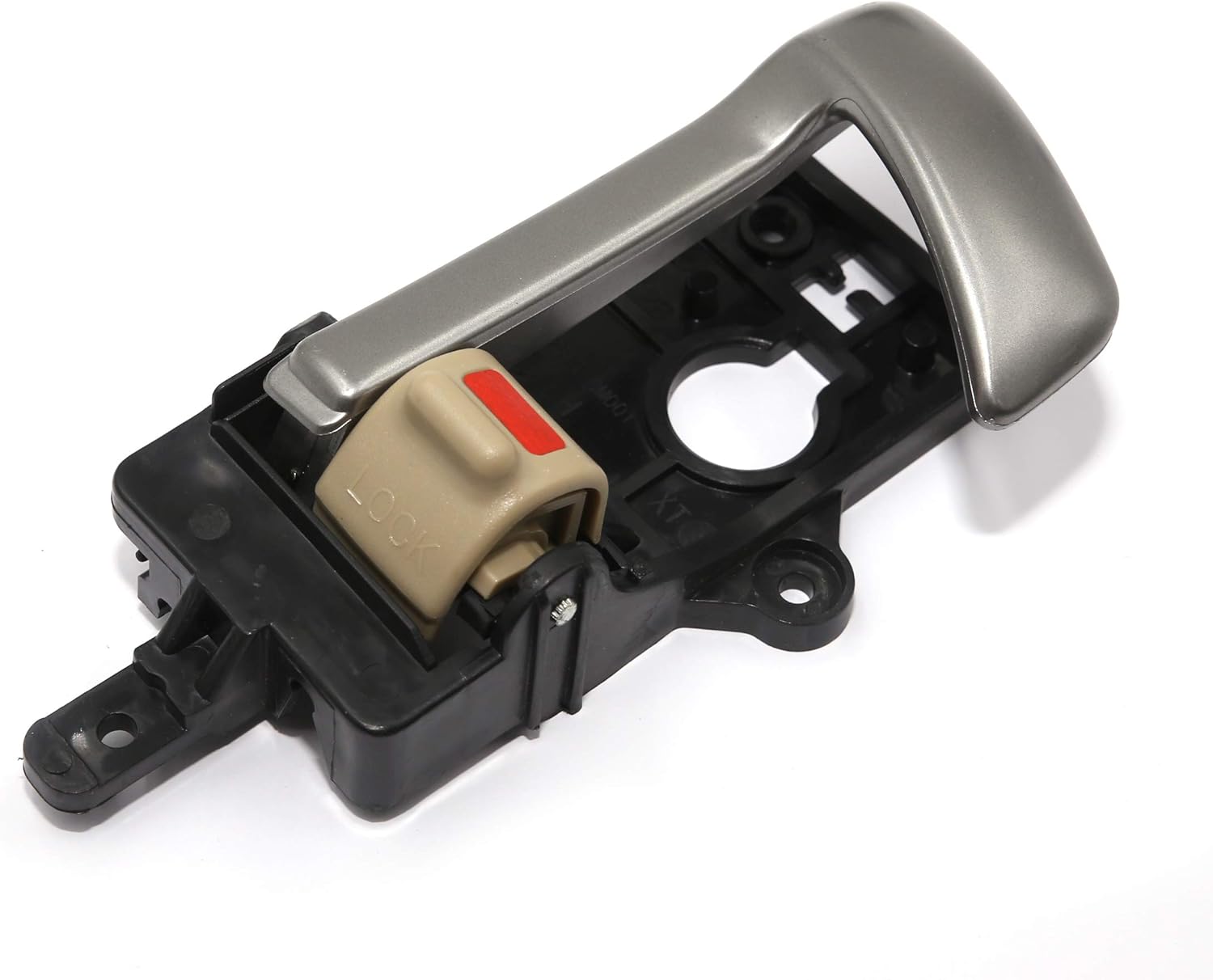 Interior Door Handle Metal Gray Beige Key Lock Button 826102B010J9 Front Left for Hyundai 2007 2012 Santa Fe