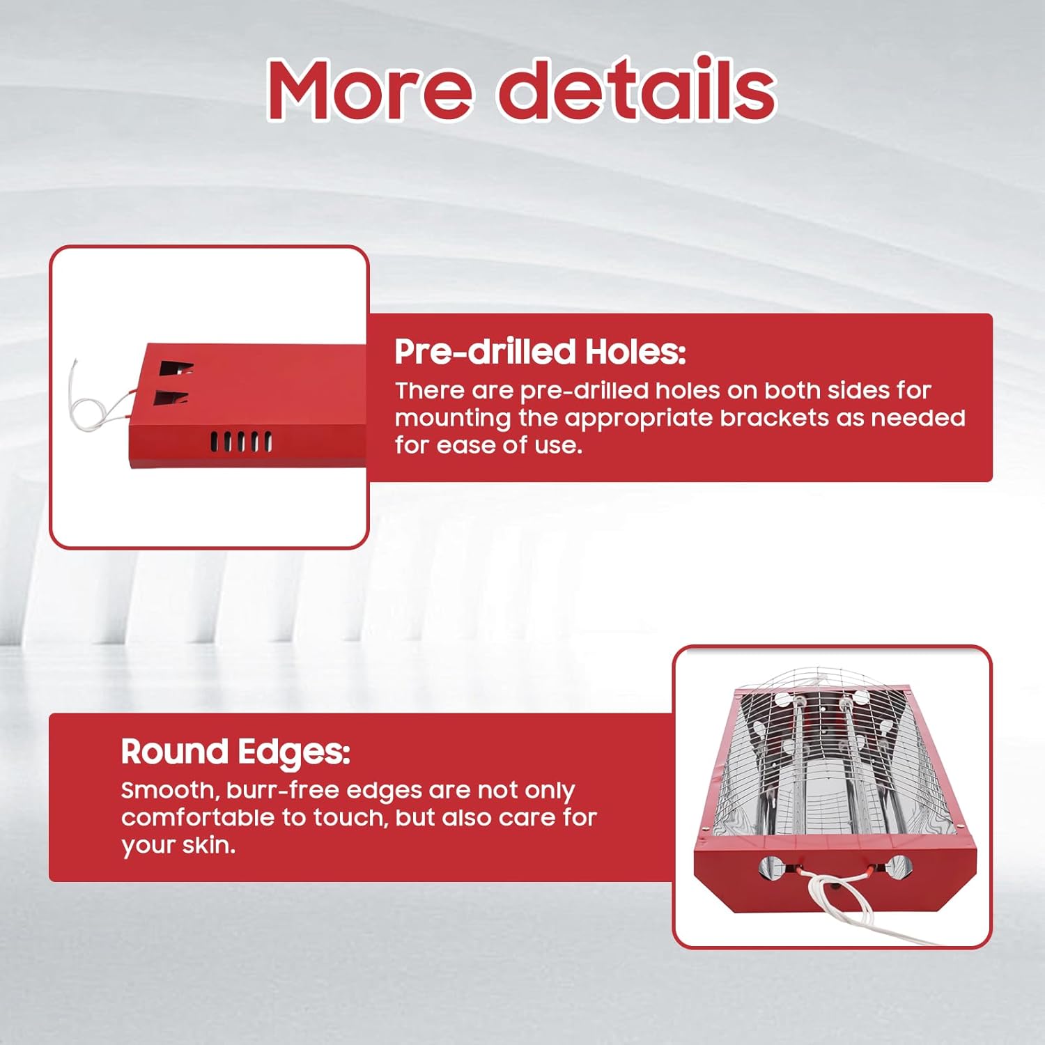 8Pcs Paint Booth Heater, 110V 2000W Baking Infrared Paint Curing Lights, Lamp Heaters with 2* Halogen, Powerful Electric Paint Baking Heaters for Bodywork Paint Drying,Spray Booths