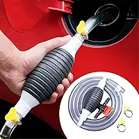Bomba de sucção líquida multifuncional, bomba manual de transferência de combustível mangueira de gasolina, bomba de sifão portátil para gasolina diesel e outras águas líquidas, com mangueira de sifão de 3,2/6,5/3 m (3 m)