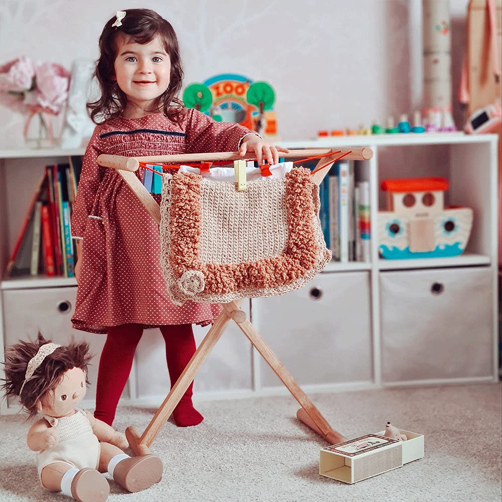 Bigjigs Toys Drewniana Suszarka Do Ubra? Zestaw