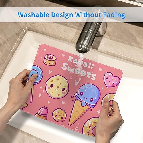 Miniatura 8 de Alfombrilla de escritorio grande para juegos con estampado de fútbol, alfombrilla de ratón grande para campo de fútbol para juegos