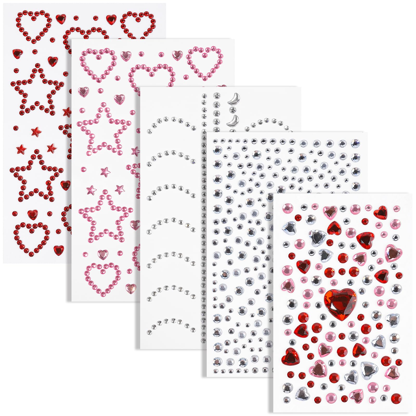 Teenitor Self Adhesive Face Gems
