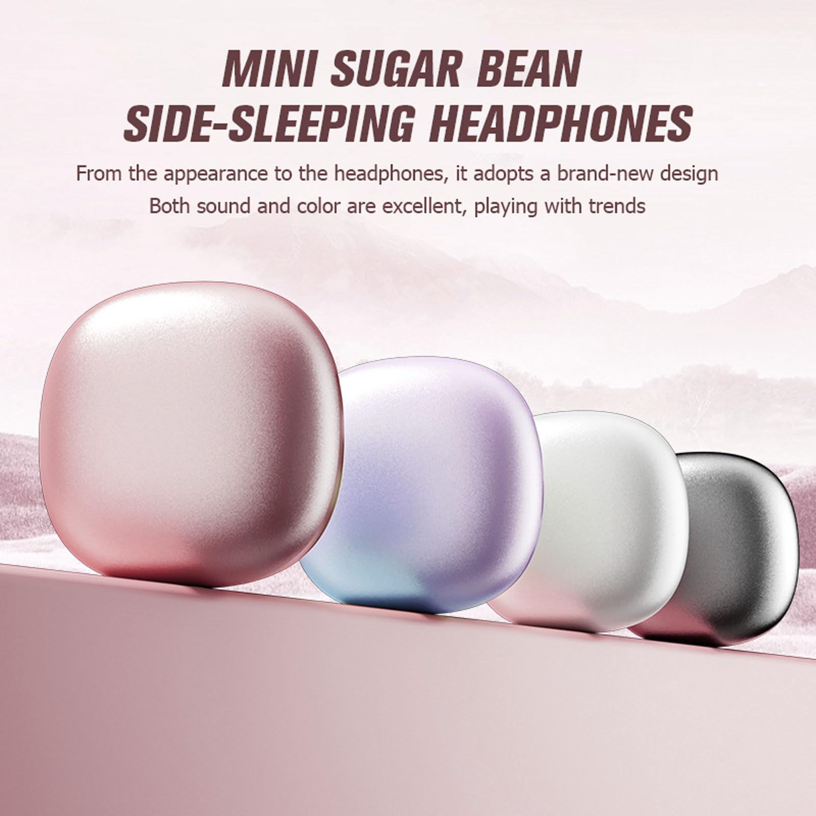 Yihou Mini auriculares invisibles para dormir, inalámbricos, Bluetooth, cómodos, para dormir de lado, pequeños, pequeños, discretos, para trabajo, para canales auditivos pequeños, mujeres