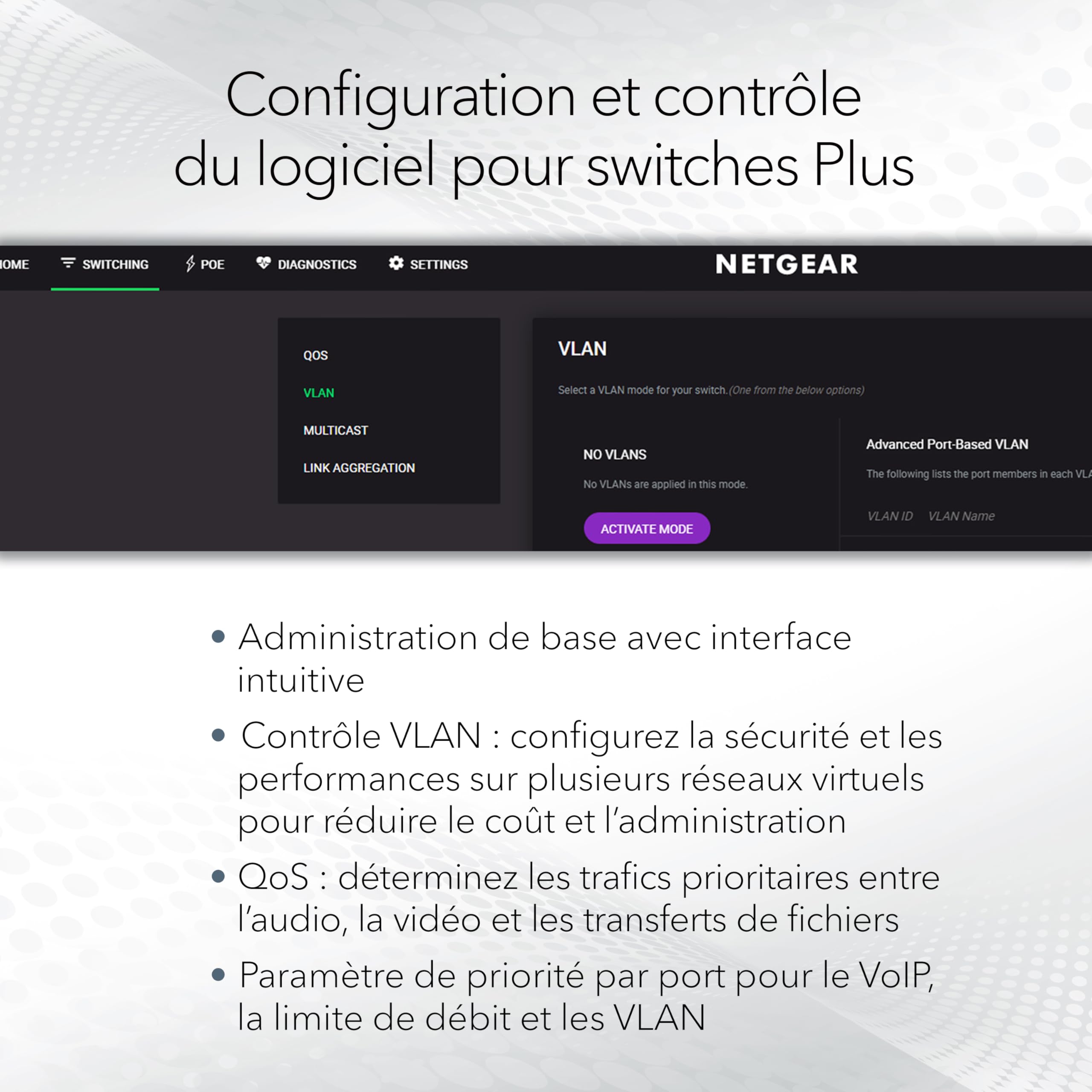NETGEAR (MS308E) Switch Plus 8 Ports Multi-Gigabit Ethernet - manageable avec 8 x 1G/2,5G, Bureau ou Fixation Murale et Protection de 5 Ans