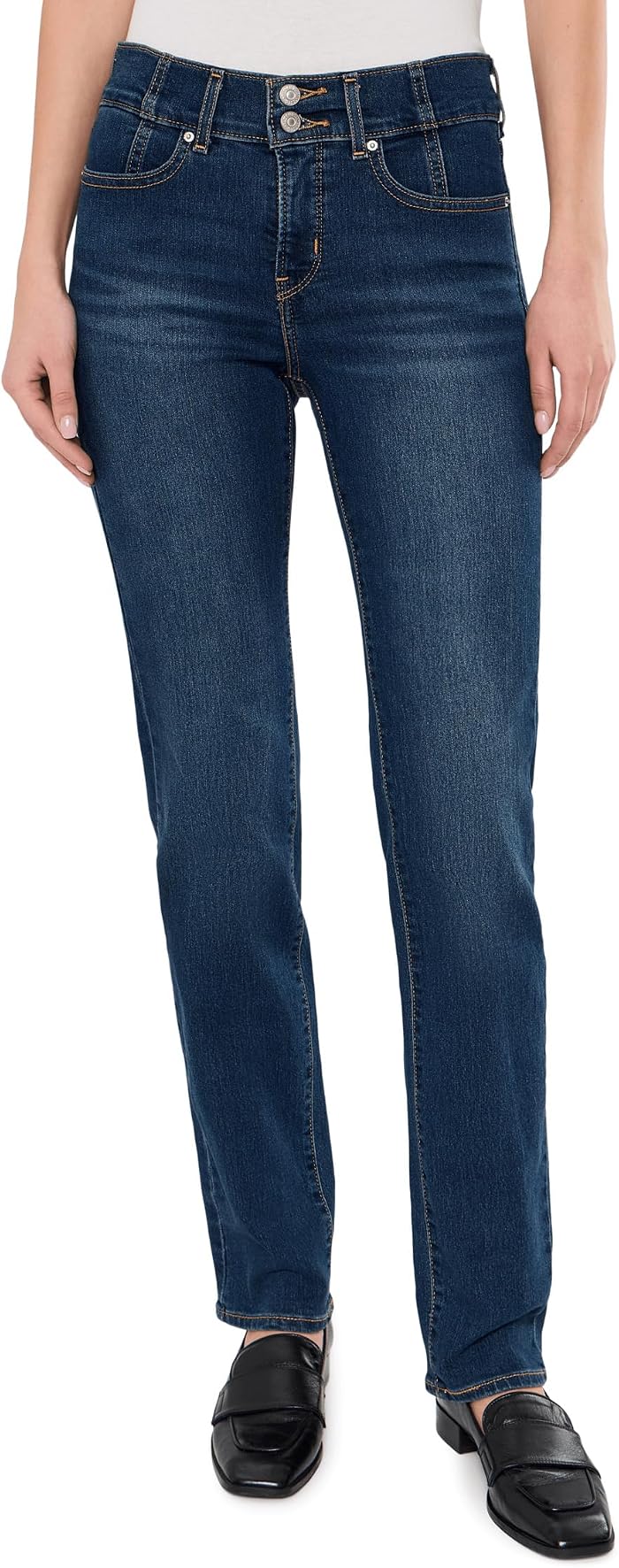 Корсет Straight — Levi's®, цвет: Тёмно-синий — фото 1