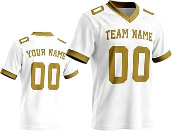 Custom Football Jersey Personalized Printed Stitched Name Number Logo for Fans Men Women Youth