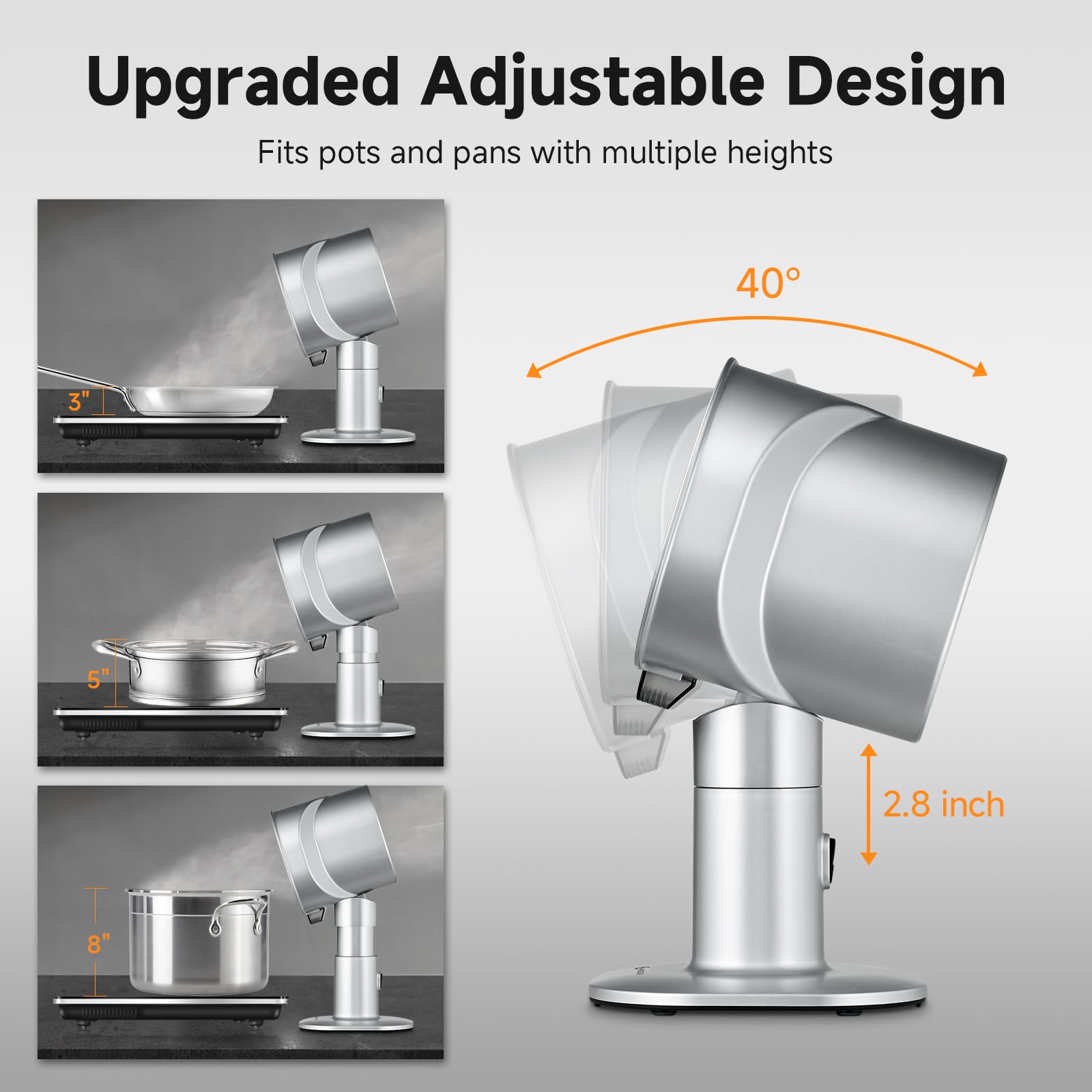 BEKO CTB6407X TELESCOPISCHE AFZUIGKAP INOX