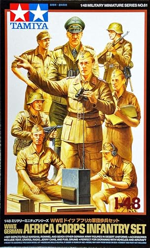 Tamiya Modelos Conjunto de Infantería del Cuerpo de África
