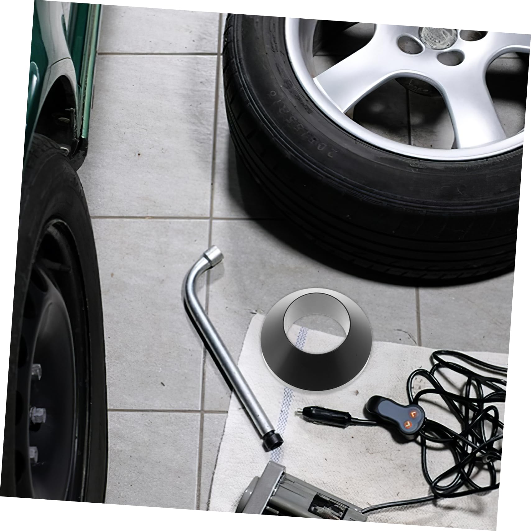 SOLUSTRE 3pièces Manual Tire Changer Cone Aluminium Pour Équilibrage De Roues Outil De Centrage Pour Changer Les Pneus De Camions