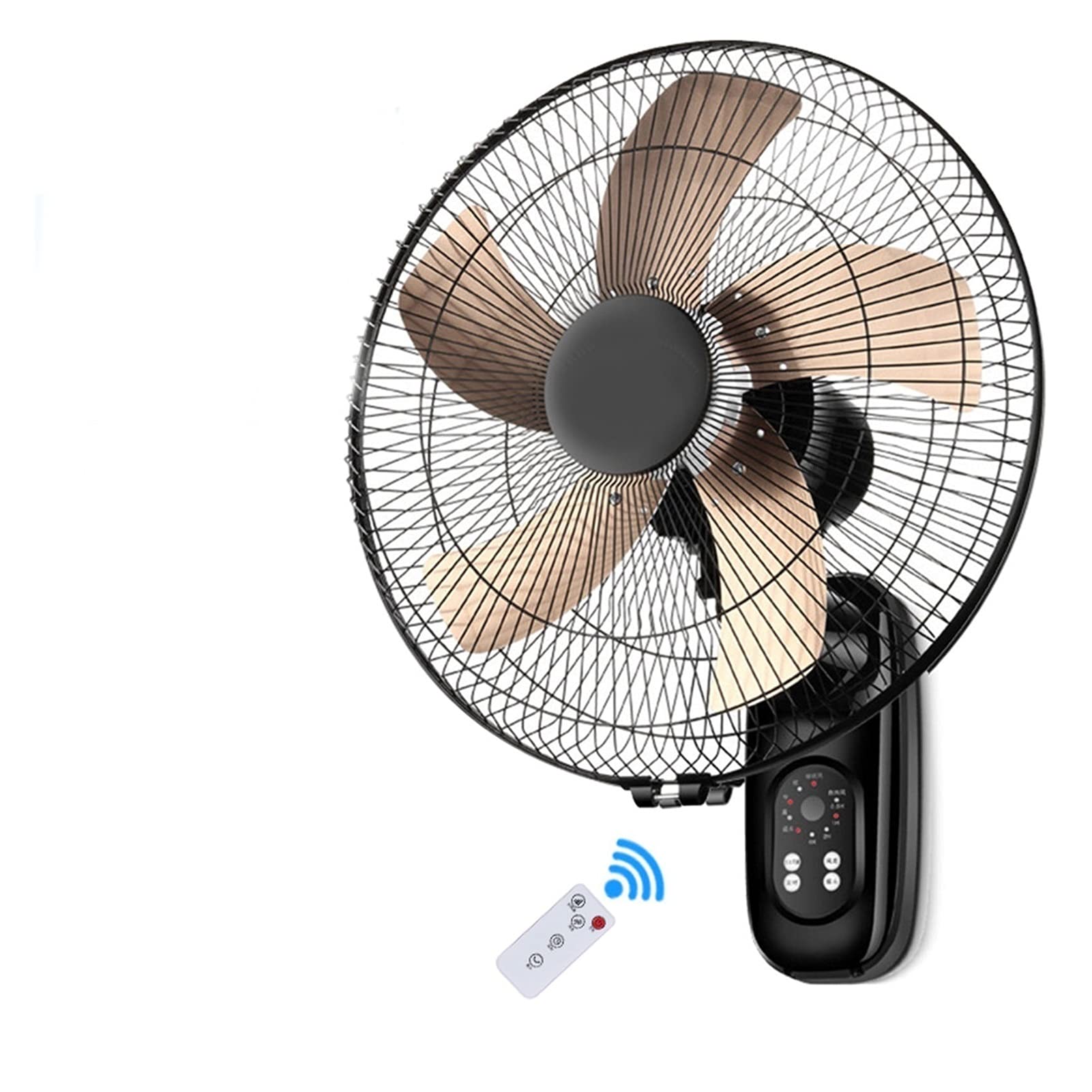 Amazon.com: SIDUSAN Wall-mounted Fan, Color Gold Aluminum Fan Blades With 3  Speed Settings, Wall Fan With Adjustable Tilt, Small Wall-mounted Electric  Fan (Color : Remote control type) : Home u0026 Kitchen