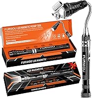 Vista 1 de Regalos para hombres, herramienta de recogida magnética LED, rellenos de calcetín para adultos, regalos de cumpleaños para hombres, linterna