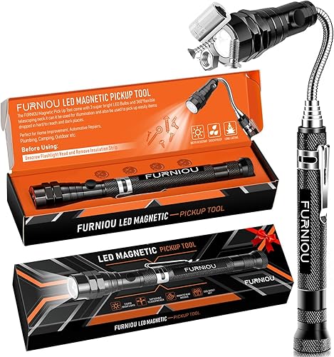 Regalos para hombres, herramienta magnética LED, rellenos de calcetines para adultos, regalos de cumpleaños para hombres, linterna magnética