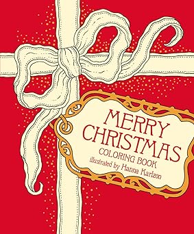 Merry Christmas Coloring Book: Amazon.co.uk: Karlzon, Hanna ...