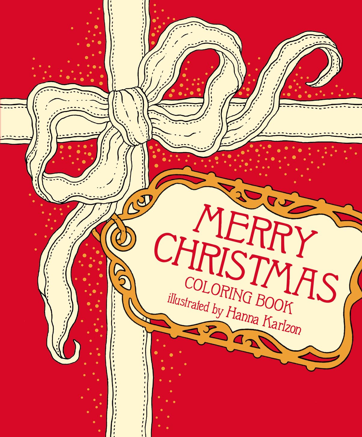 洋書 50years ofChristmasTables Merry Christmas Coloring Book: Hardcover Adult Coloring Book