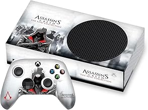 Head Case Designs Officially Licensed Assassin's Creed Cover Art Brotherhood Graphics Matte Vinyl Sticker Gaming Skin Decal Cover Compatible with Xbox Series S Console and Controller Bundle