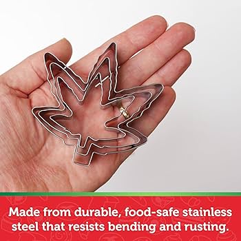 RADLEY クッキーカッター 大型フラップオーバーマチネ Amazon | Sweet Cookie Crumbs麻マリファナリーフクッキー