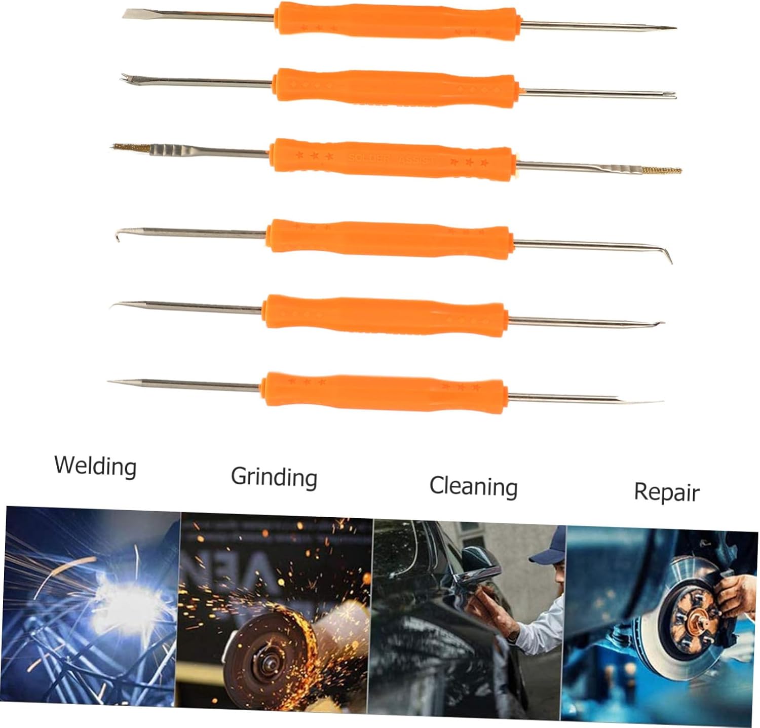 SOLUSTRE 12pcs Solder Assist Tool with Desoldering Wick Double-sided Soldering Aid for Pcb Assembly Electronics Repair Essential for Hobbyists Professionals