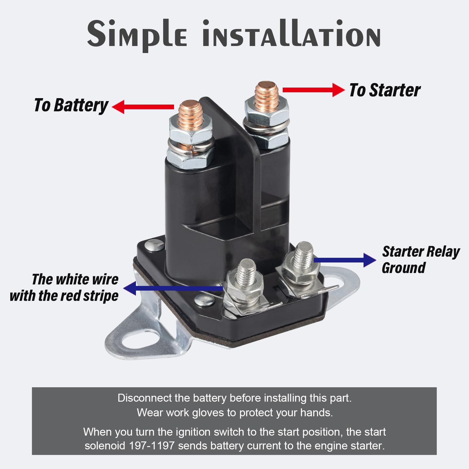Starter Relay Starter For Exmark Mower Starter Relay For Exmark