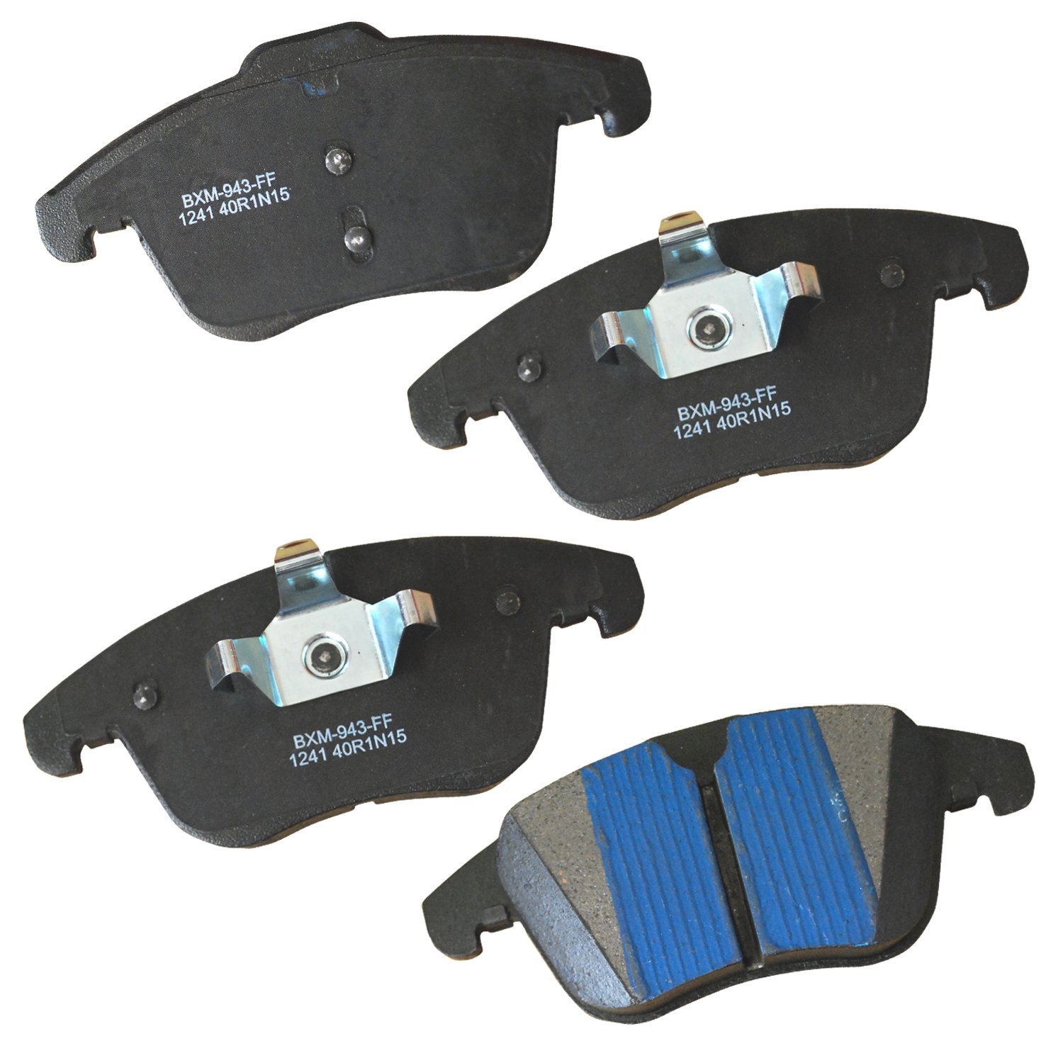 Bendix Premium SBM1241 Semi-Metallic Front Brake Pads for Jaguar S-Type 2006, Vanden Plas 2009-2006, XF 2010-2009, XF 2014-2013, XJ8 2009-2006, XK 2007, XK 2009