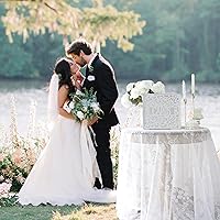 Vista 6 de OurWarm Caja de tarjeta blanca para recepción, caja de regalo de madera hueca con ranura, caja de tarjeta de memoria para tarjetas de dinero