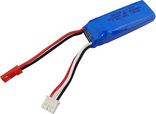 Miniatura 5 de sea jump Batería de litio de 7.4 V 450 mAh para wltoys K969 K979 K989 K999 P929 P939 284131 de alta velocidad con control remoto para coche,
