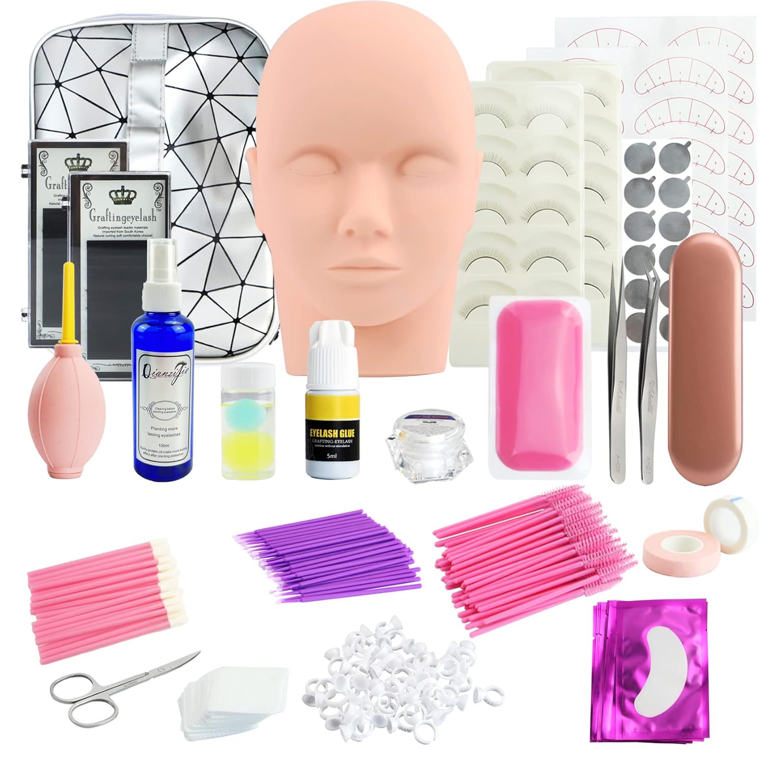 EYELASH EXTENSION KIT Beauty & Personal Care