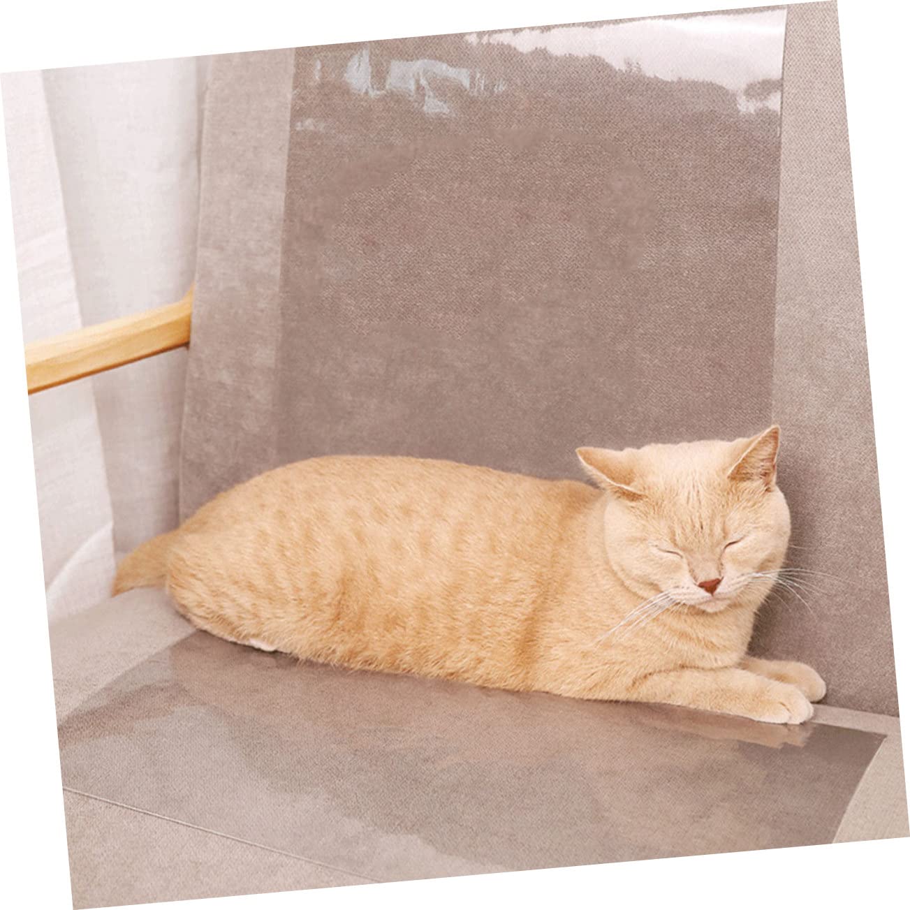 VANZACK 20pezzi Cat Scratch Couch Patch Protezione AntiGraffio per Divano e Mobili Pellicola Adesiva Trasparente per Cat Scratch