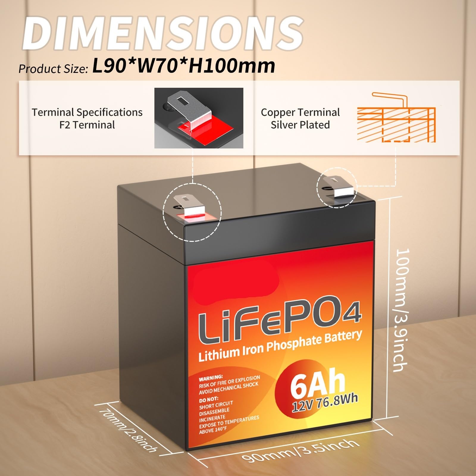 Batteria A Ciclo Profondo Batteria Al Litio LiFePO4 Da 12 V BMS Integrato 6Ah 10Ah 12Ah 20Ah 25Ah 30Ah Ferro Fosfato Ricaricabile Serie A Ciclo Profondo Parallelo | 12V 30Ah