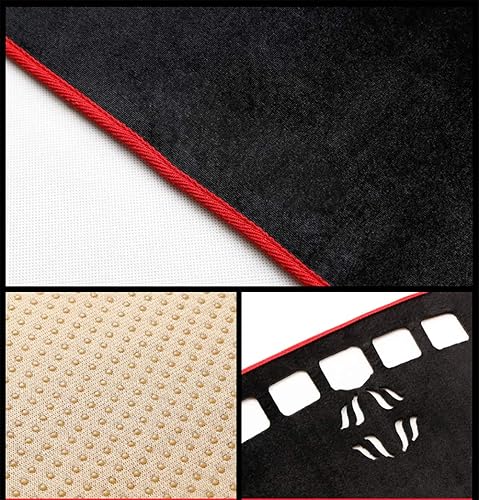 Miniatura 5 de Beerte Cubierta negra para salpicadero de automóvil para Mazda CX-5 2026 2025-2017 de franela para consola central, protector solar (sin HUD)