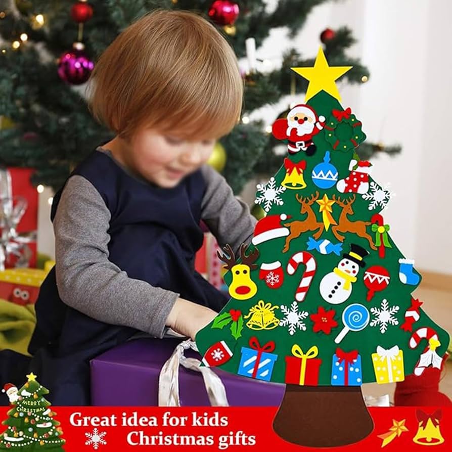 TOYMYTOY 1 セット フェルト クリスマスツリー Amazon.co.jp: TOYMYTOY