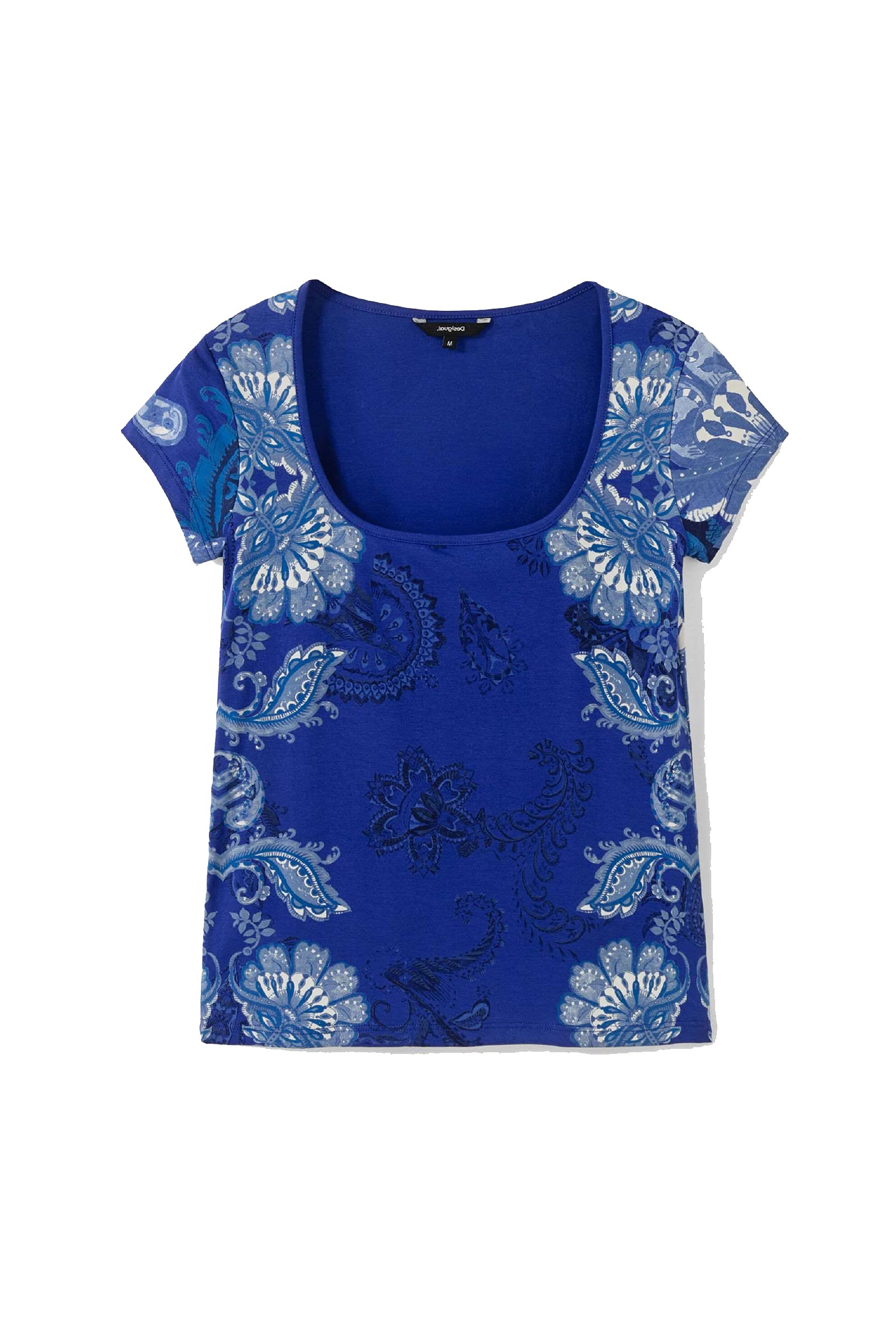 Desigual Women's Woman Knit T-Shirt Short Sleeve