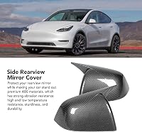 Bnineteenteam Szénszálas Hatású Visszapillantó Tükörkupak Tesla Model Y-hoz (2020-2023) - Fényes Oldalsó Tükörborítás 3