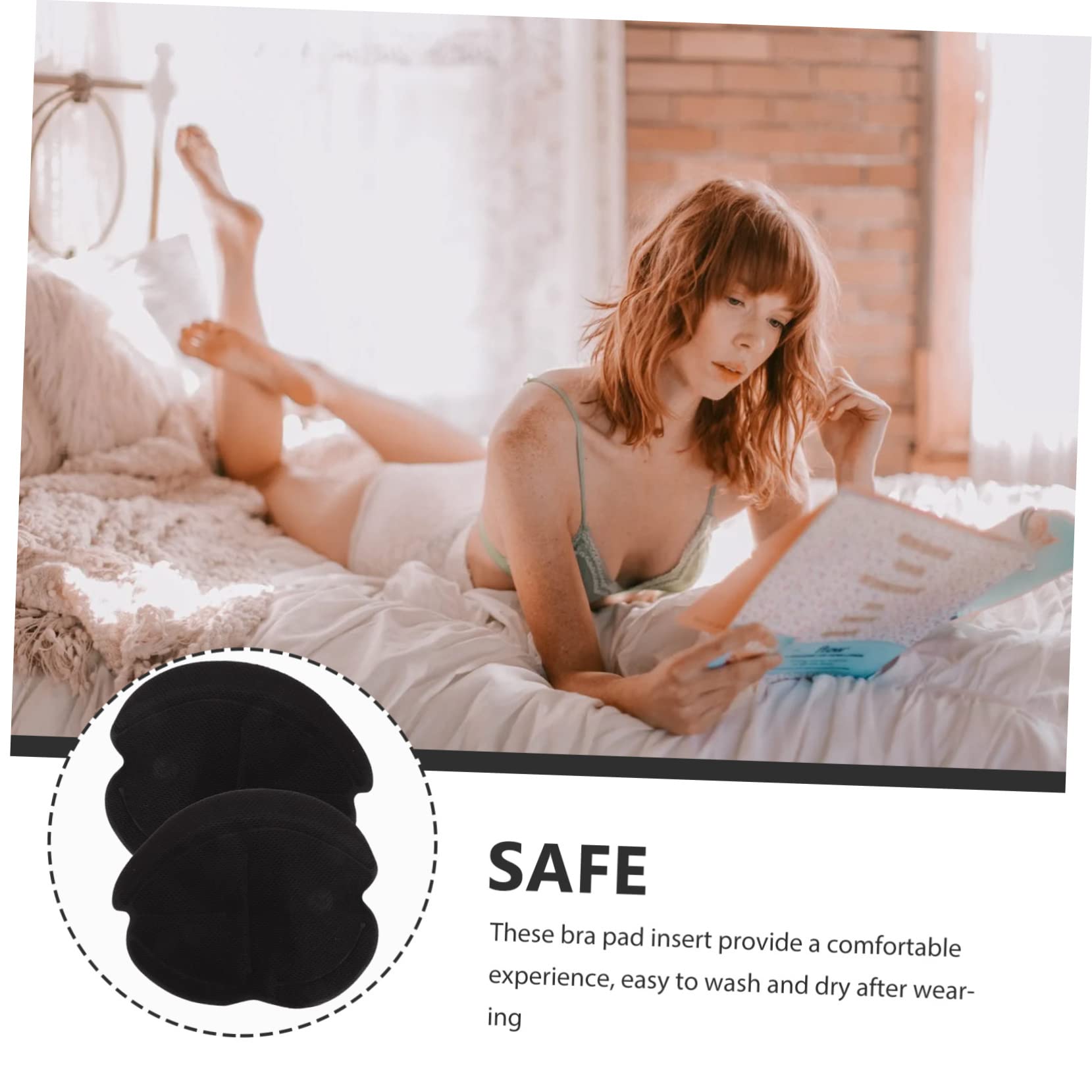 VALICLUD Inserciones de sujetador insertos de sujetador push up copas para realzar los senos sujetadores sin tirantes strapless bra sujetadores deportivos almohadillas de sujetador