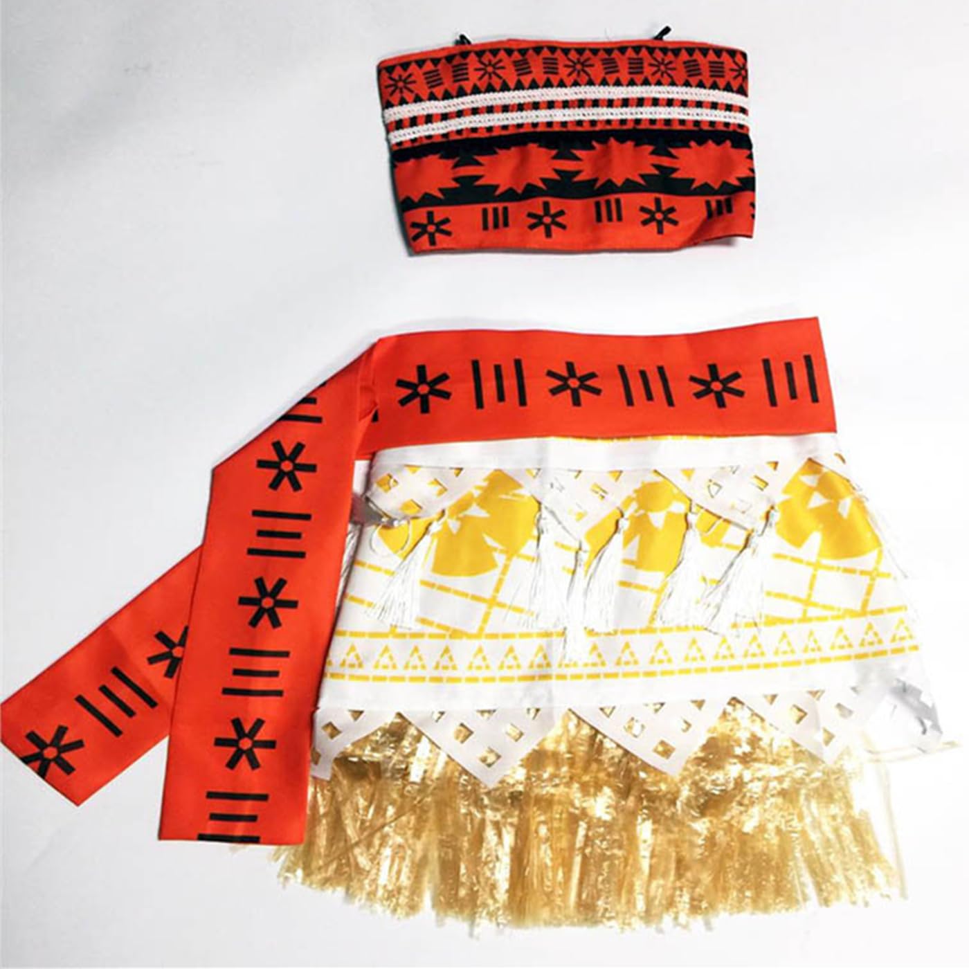 Set 3 Pezzi Accessori Moana - Collana, Fermaglio E Ghirlanda Fiorelle Per Costume E Festa - Foto 11