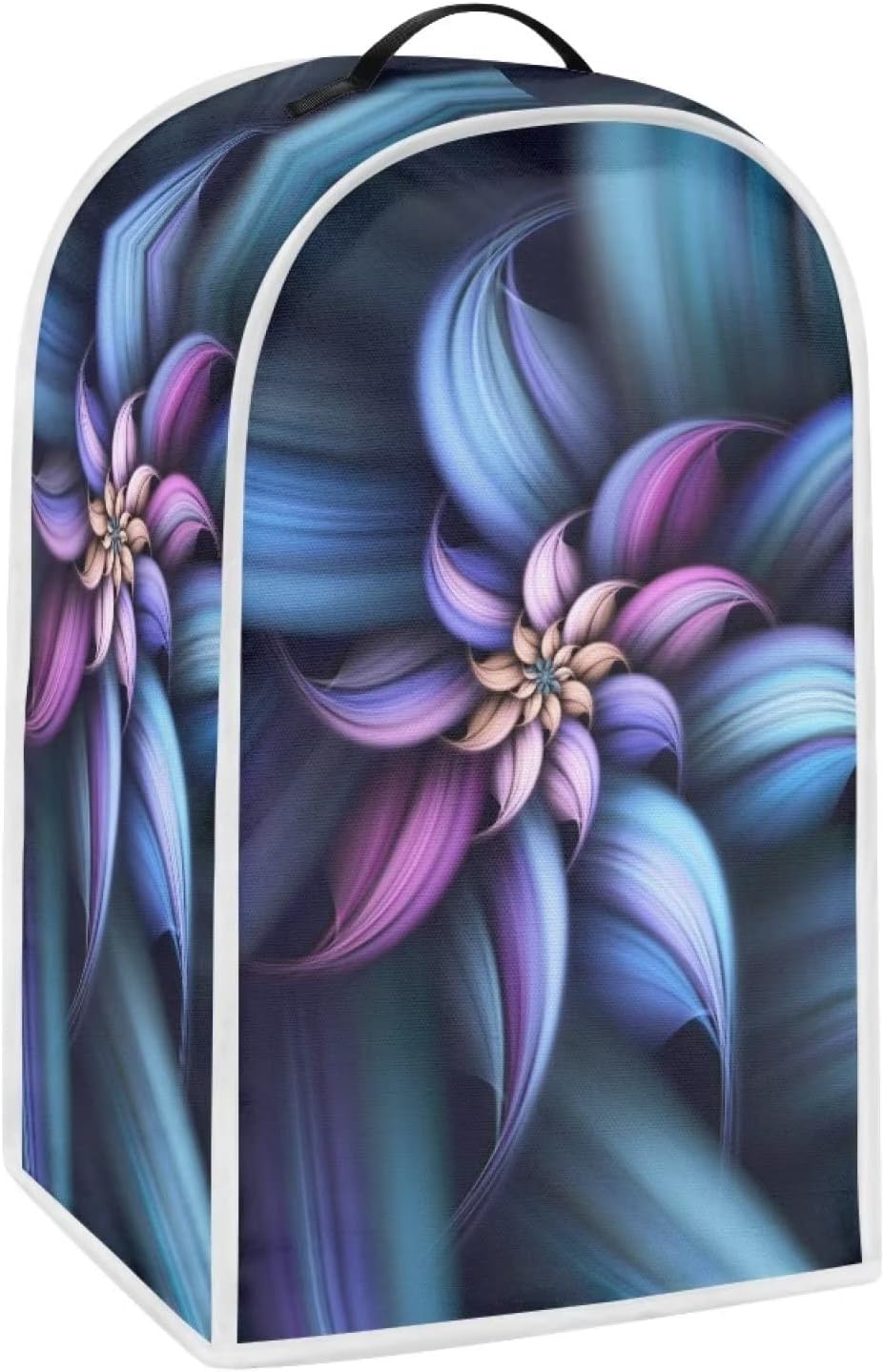 HUISEFOR Blue Flower Blender Covers Kitchen Food Processor