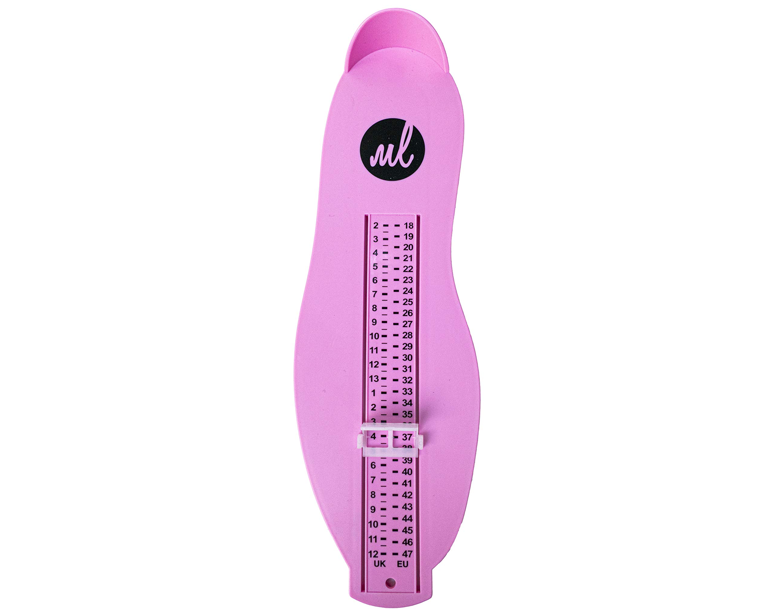 Milam London Appareil professionnel de mesure de pied familial pour enfant/adulte Tailles UK 2–12 / EU 18–47