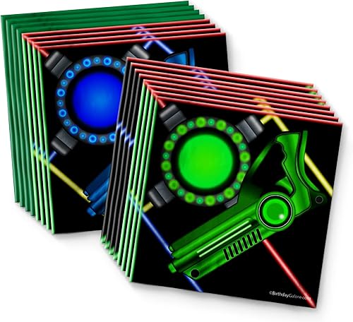 Miniatura 4 de Juego de suministros de fiesta de cumpleaños con etiqueta láser platos servilletas vasos kit de vajilla para 16